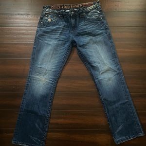 Size 36 Anthony Straight Rock Revival Mens Jeans